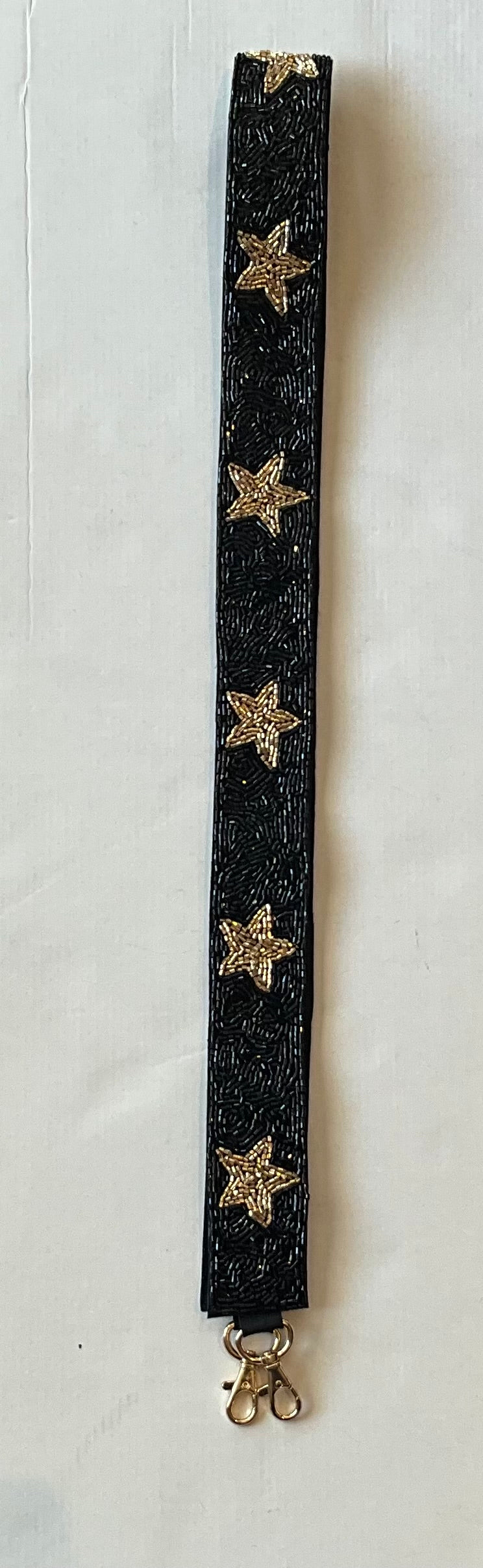 Black/Gold Star Beaded Strap-Straps-Treasure Jewels-Shop with Bloom West Boutique, Women's Fashion Boutique, Located in Houma, Louisiana