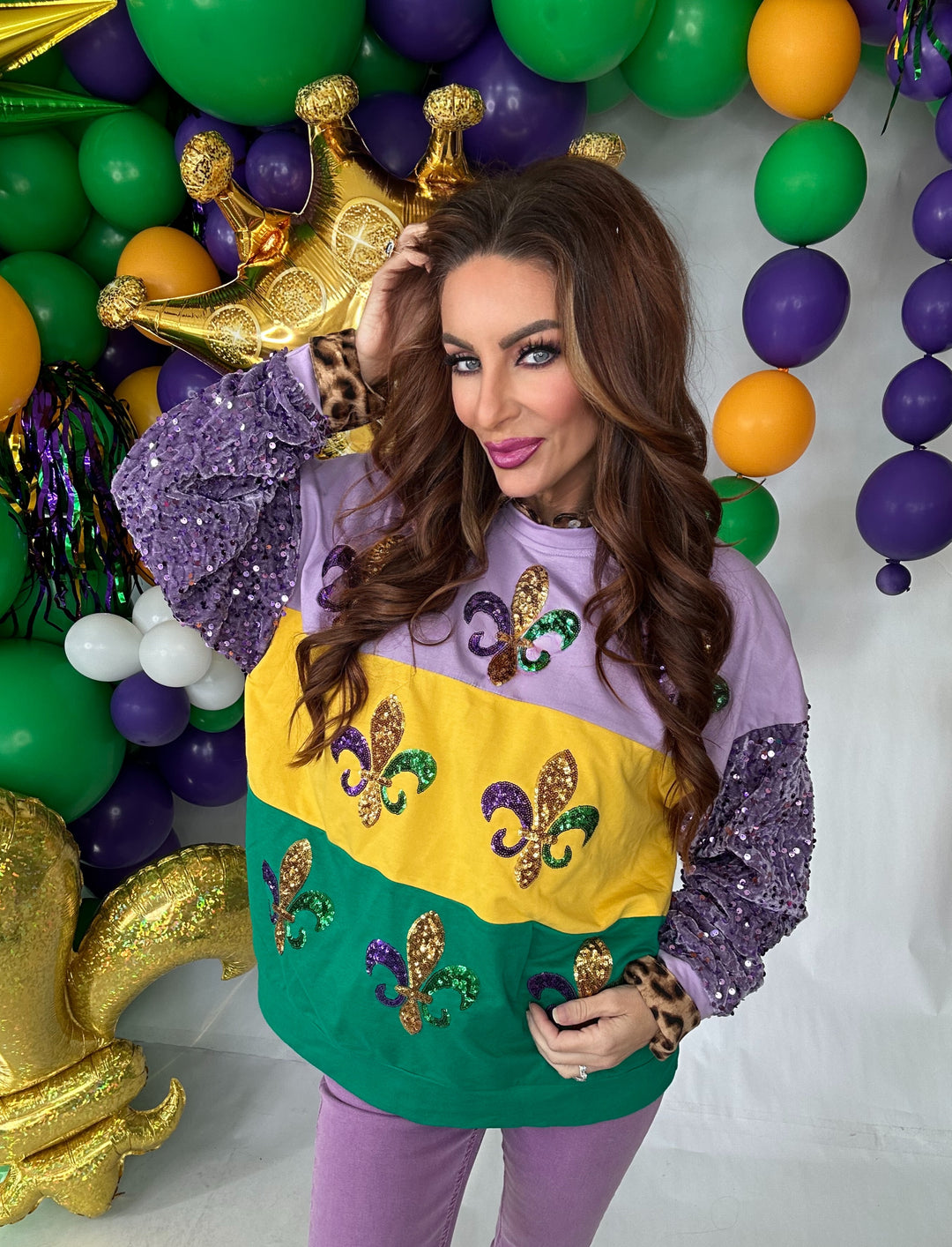 Krewe of Athena Top-Tops-Bibi-Shop with Bloom West Boutique, Women's Fashion Boutique, Located in Houma, Louisiana