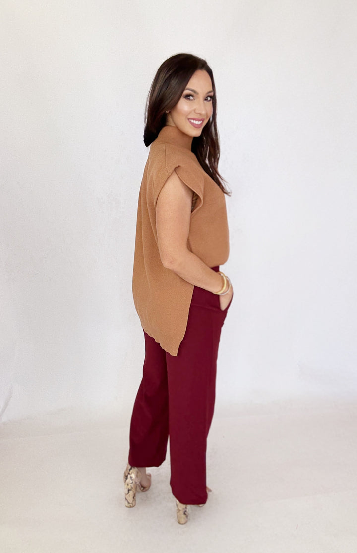 The Willow Burgundy Pant