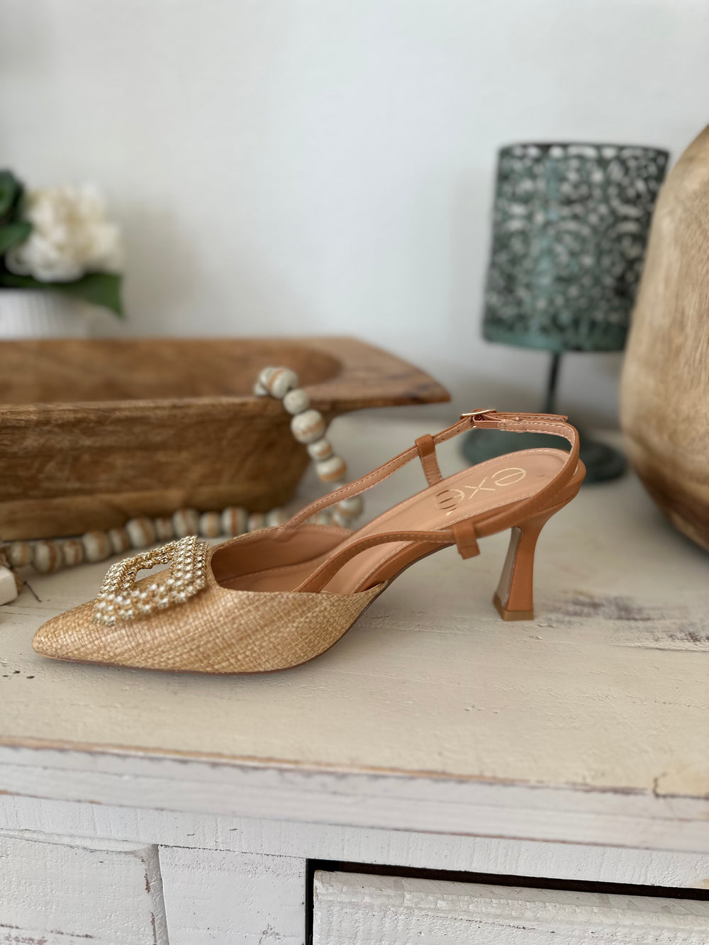 Bellamy Beige Camel Heel-Heels-KB Shoes-Shop with Bloom West Boutique, Women's Fashion Boutique, Located in Houma, Louisiana