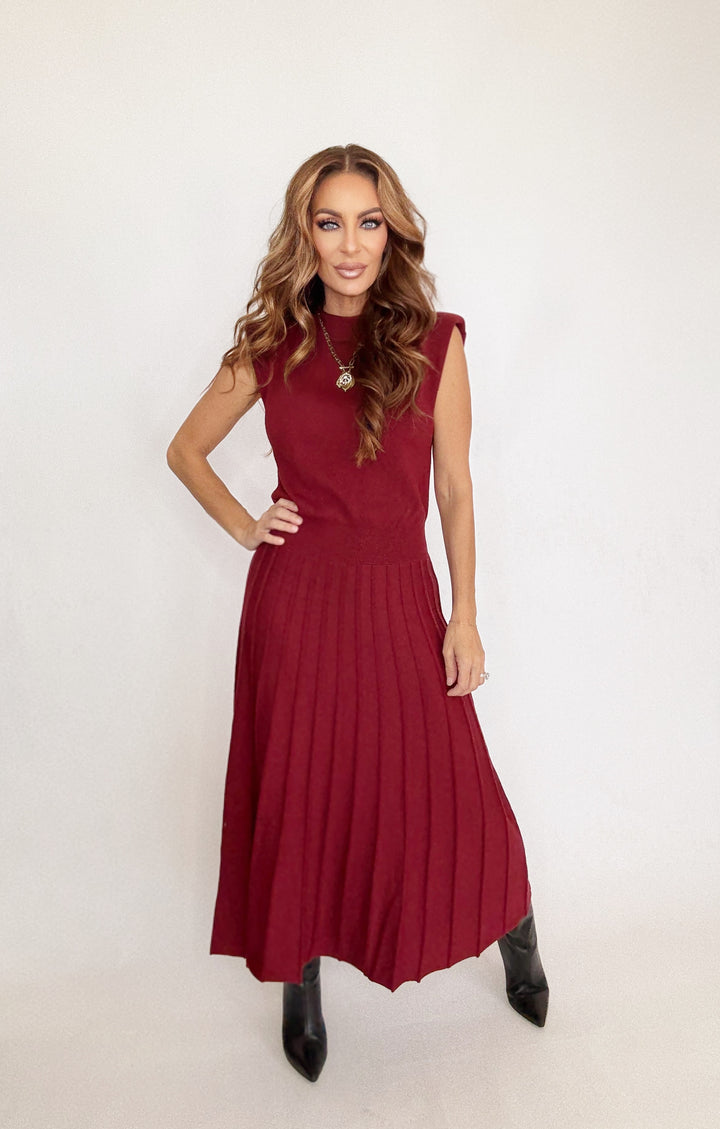 THML Emilia Knit Maxi Dress-Dresses-THML-Shop with Bloom West Boutique, Women's Fashion Boutique, Located in Houma, Louisiana