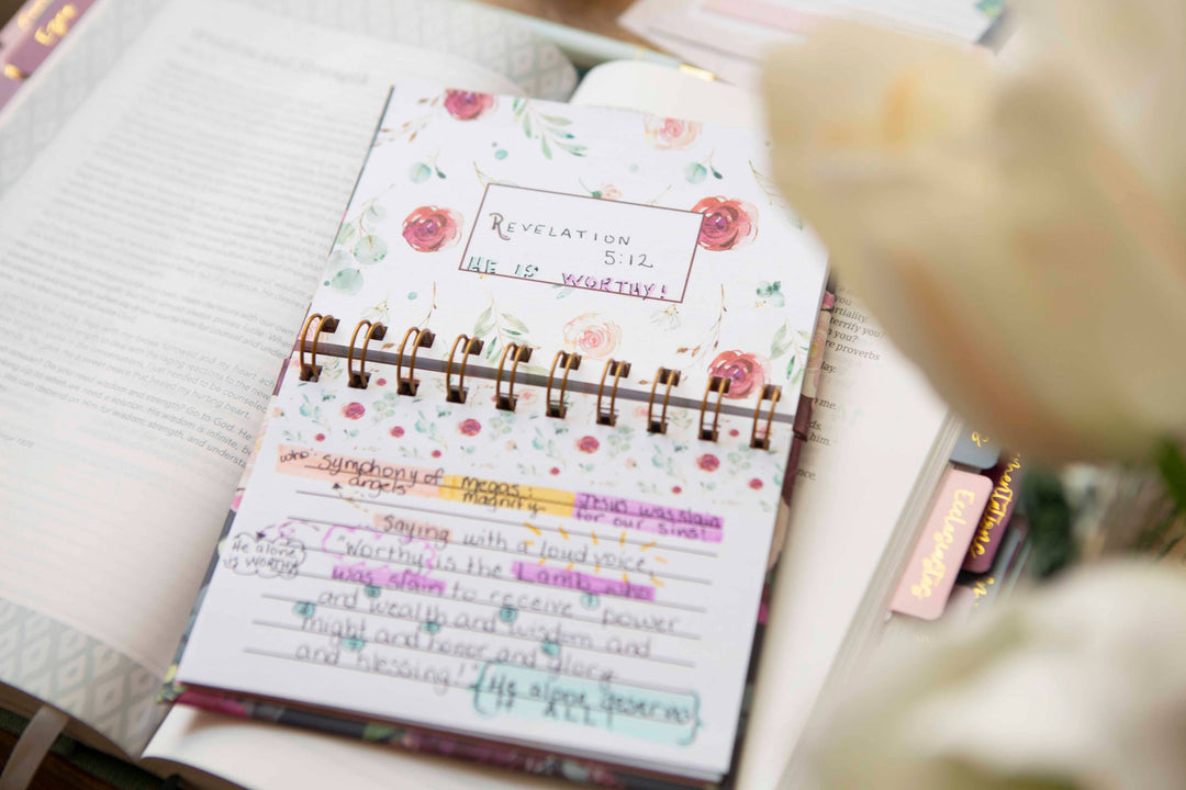 Scripture Memory Verse Journal / Bible Verse Memorization Journal / Bible Verse notecard Journal / Christian Gifts for women-Bible Accessories-Chosen & Cherished-Shop with Bloom West Boutique, Women's Fashion Boutique, Located in Houma, Louisiana