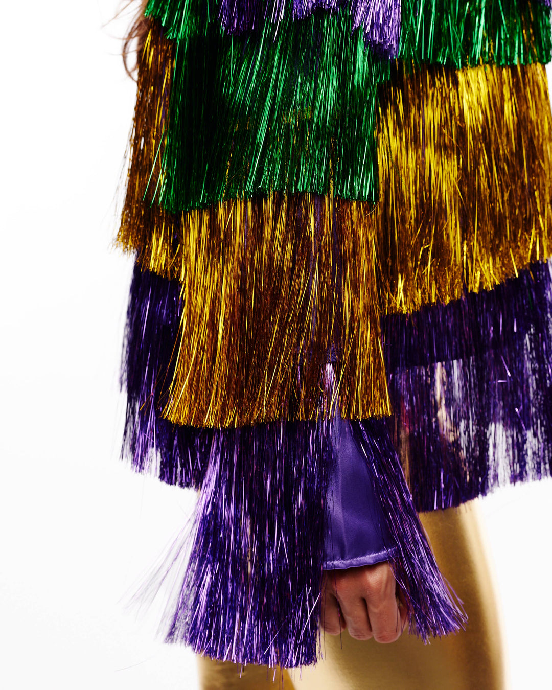 Mardi Gras tinsel jacket-SongLily-Shop with Bloom West Boutique, Women's Fashion Boutique, Located in Houma, Louisiana
