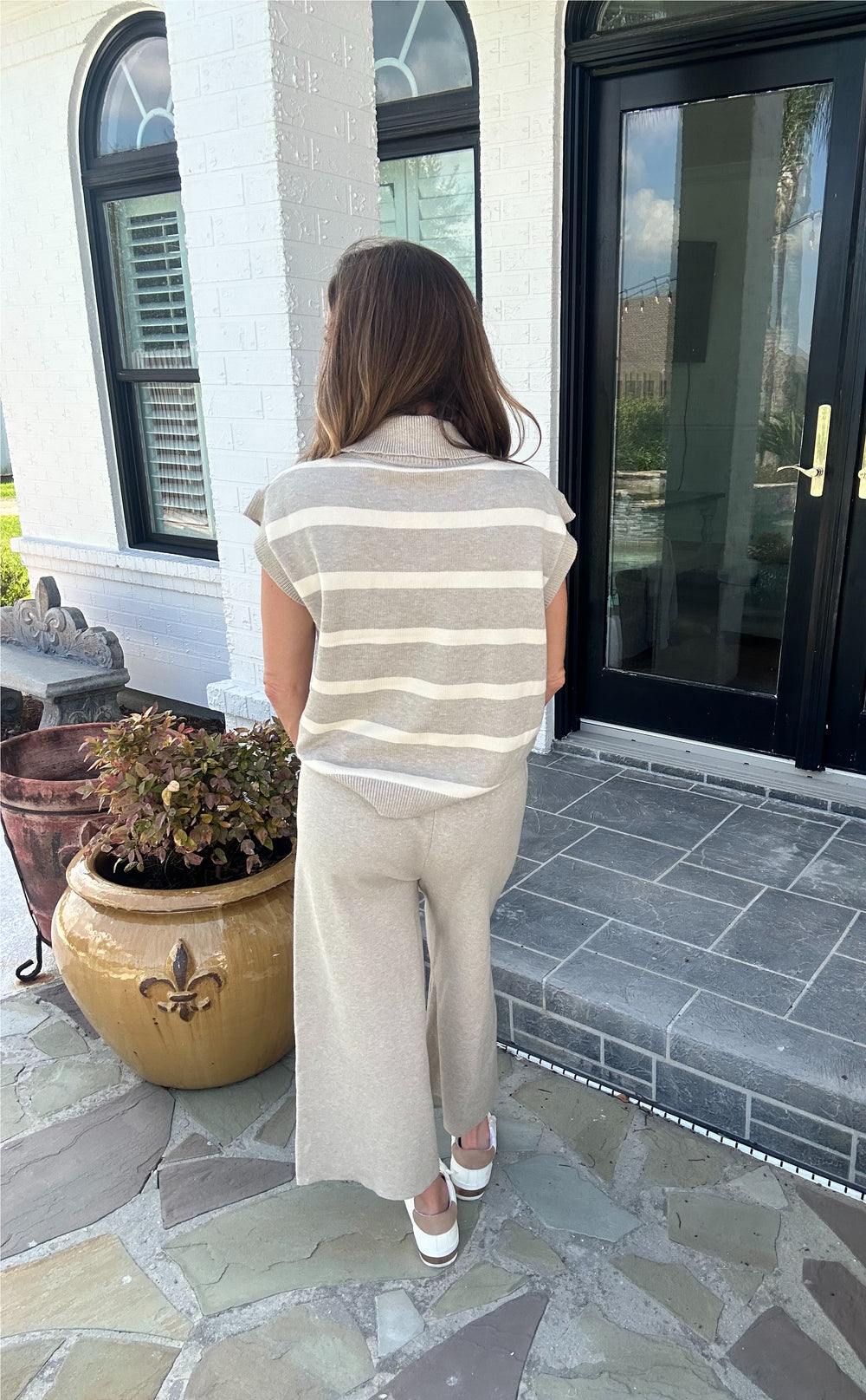 Lucie Capri Sweater Pants-Pants-She+Sky-Shop with Bloom West Boutique, Women's Fashion Boutique, Located in Houma, Louisiana