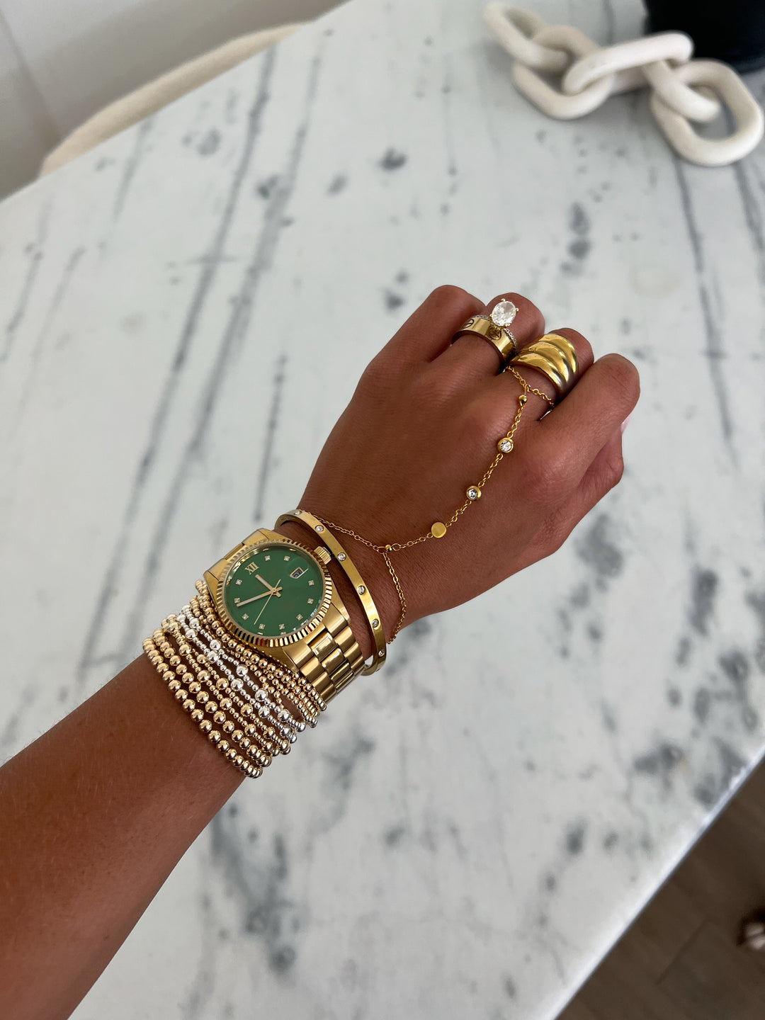 GOLD FILLED BEADED BRACELETS-Chansuttpearls-Shop with Bloom West Boutique, Women&