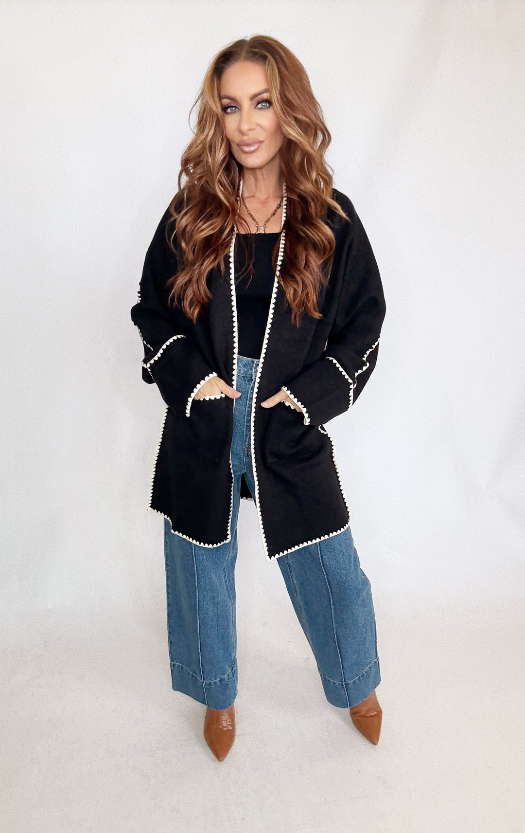 THML Katherine Cardigan-Cardigans-THML-Shop with Bloom West Boutique, Women's Fashion Boutique, Located in Houma, Louisiana