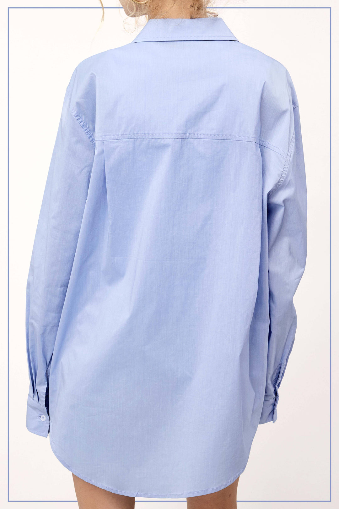Classic Collared Button Down Poplin Shirt-Tops-La Miel-Shop with Bloom West Boutique, Women's Fashion Boutique, Located in Houma, Louisiana