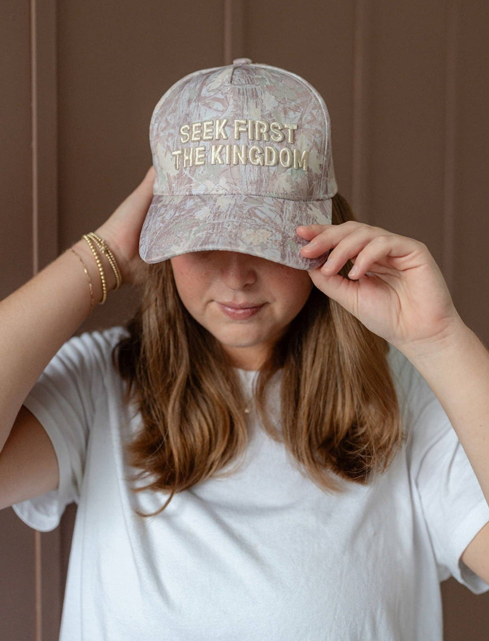 Hat: Seek First the Kingdom-Jenessa Wait-Shop with Bloom West Boutique, Women's Fashion Boutique, Located in Houma, Louisiana