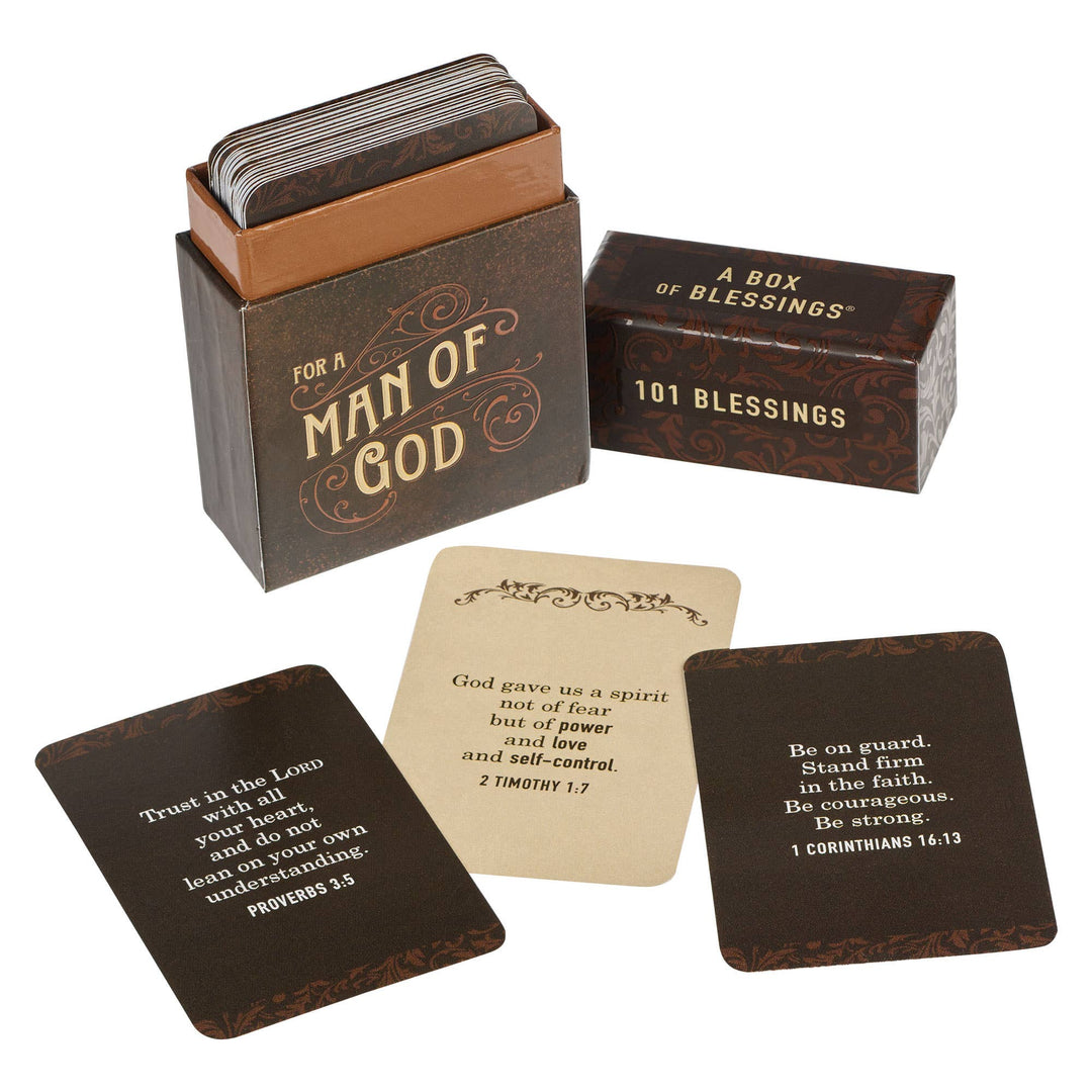 Box of Blessings for a Man of God-Bible Accessories-Christian Art Gifts-Shop with Bloom West Boutique, Women's Fashion Boutique, Located in Houma, Louisiana