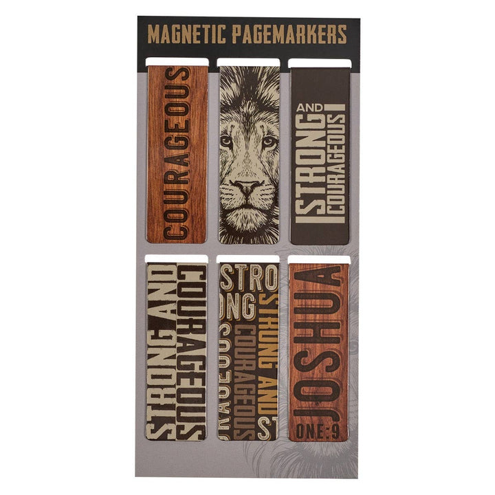 Magnetic Bookmark Set Strong and Courageous-Bible Accessories-Christian Art Gifts-Shop with Bloom West Boutique, Women's Fashion Boutique, Located in Houma, Louisiana