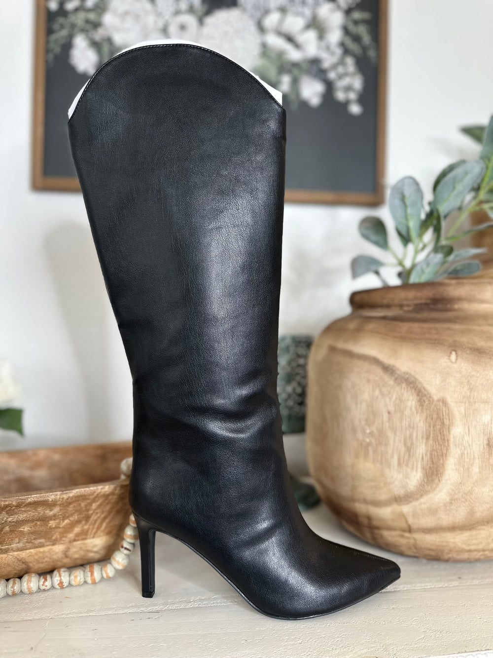 Fiora Black Heeled Softy Boots-Boots-Chinese Laundry-Shop with Bloom West Boutique, Women's Fashion Boutique, Located in Houma, Louisiana