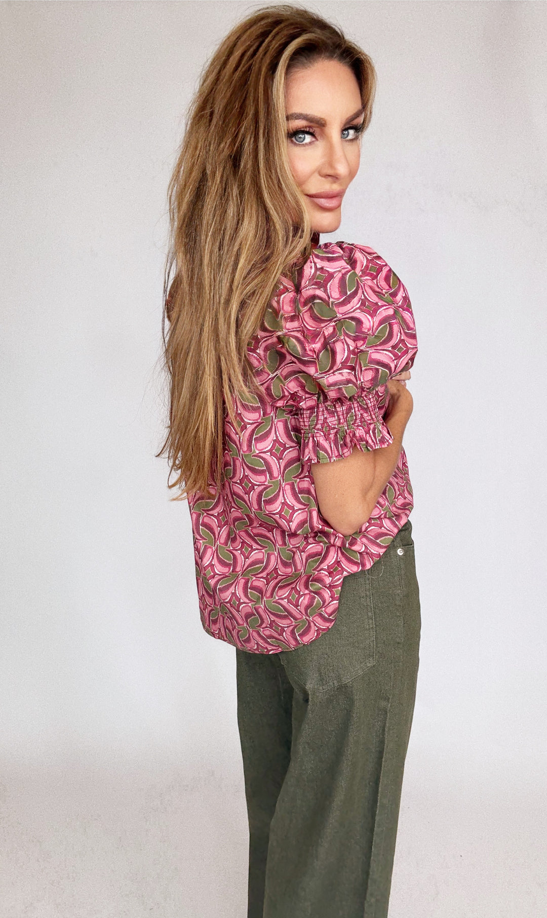 Juliette Merlot Top-Tops-Entro-Shop with Bloom West Boutique, Women's Fashion Boutique, Located in Houma, Louisiana