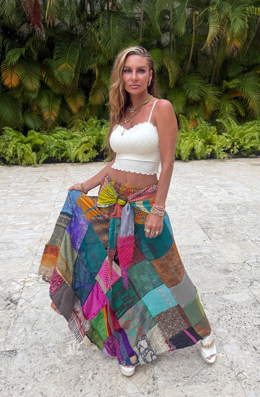 Patchwork Poetry 2-in-1 Dress-Dress-Bloom West Boutique-Shop with Bloom West Boutique, Women&