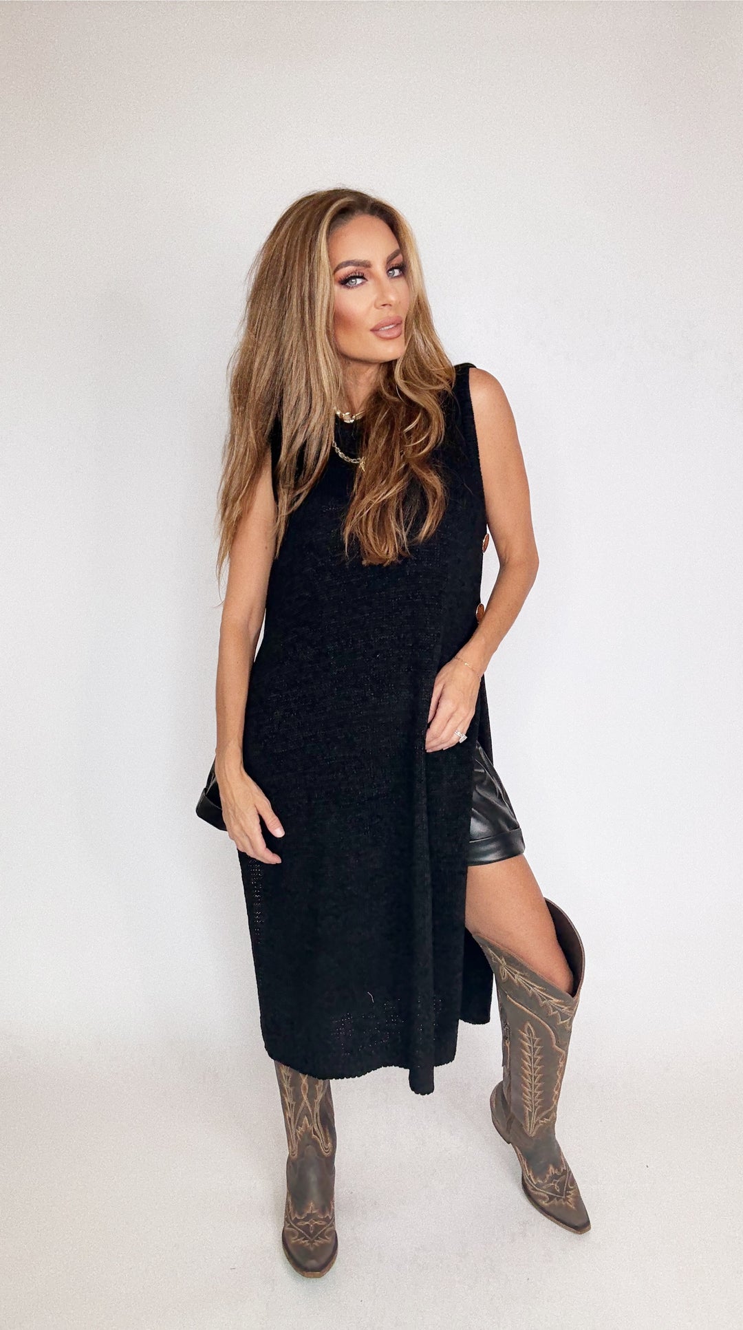 Oaklyn Black Dress-Dresses-ee:some-Shop with Bloom West Boutique, Women's Fashion Boutique, Located in Houma, Louisiana