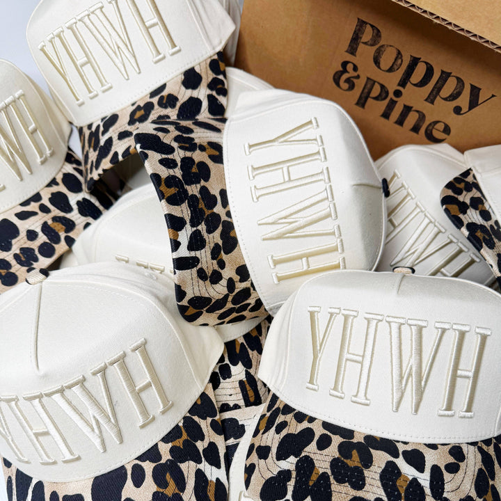 Leopard YHWH Hat-Poppy & Pine-Shop with Bloom West Boutique, Women's Fashion Boutique, Located in Houma, Louisiana