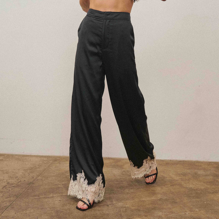AP3559 Lace satin pants-Able-Shop with Bloom West Boutique, Women&