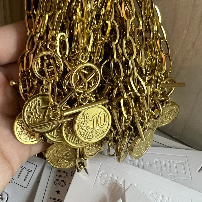 COIN NECKLACE-Necklace-Chansuttpearls-Shop with Bloom West Boutique, Women's Fashion Boutique, Located in Houma, Louisiana