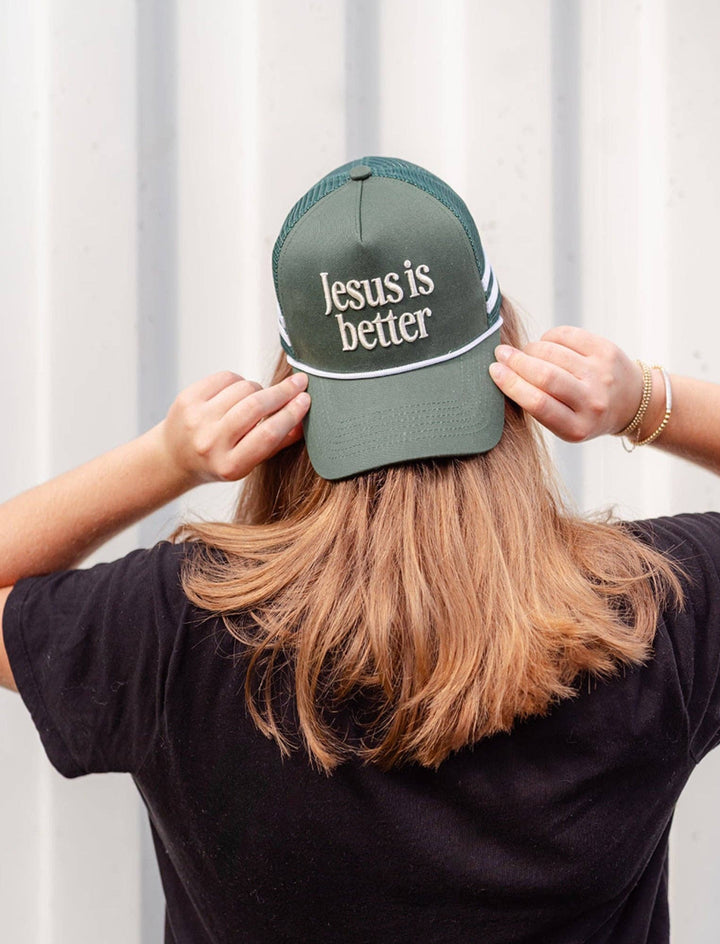 Jesus is Better Hat-Hats-Jenessa Wait-Shop with Bloom West Boutique, Women's Fashion Boutique, Located in Houma, Louisiana