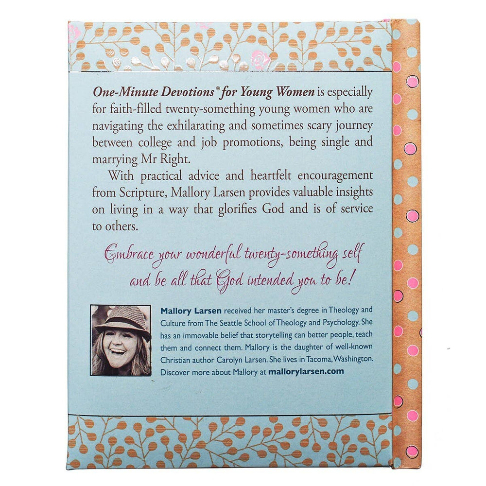One-Minute Devotions for Young Women Padded Hardcover-Accessories-Christian Art Gifts-Shop with Bloom West Boutique, Women's Fashion Boutique, Located in Houma, Louisiana