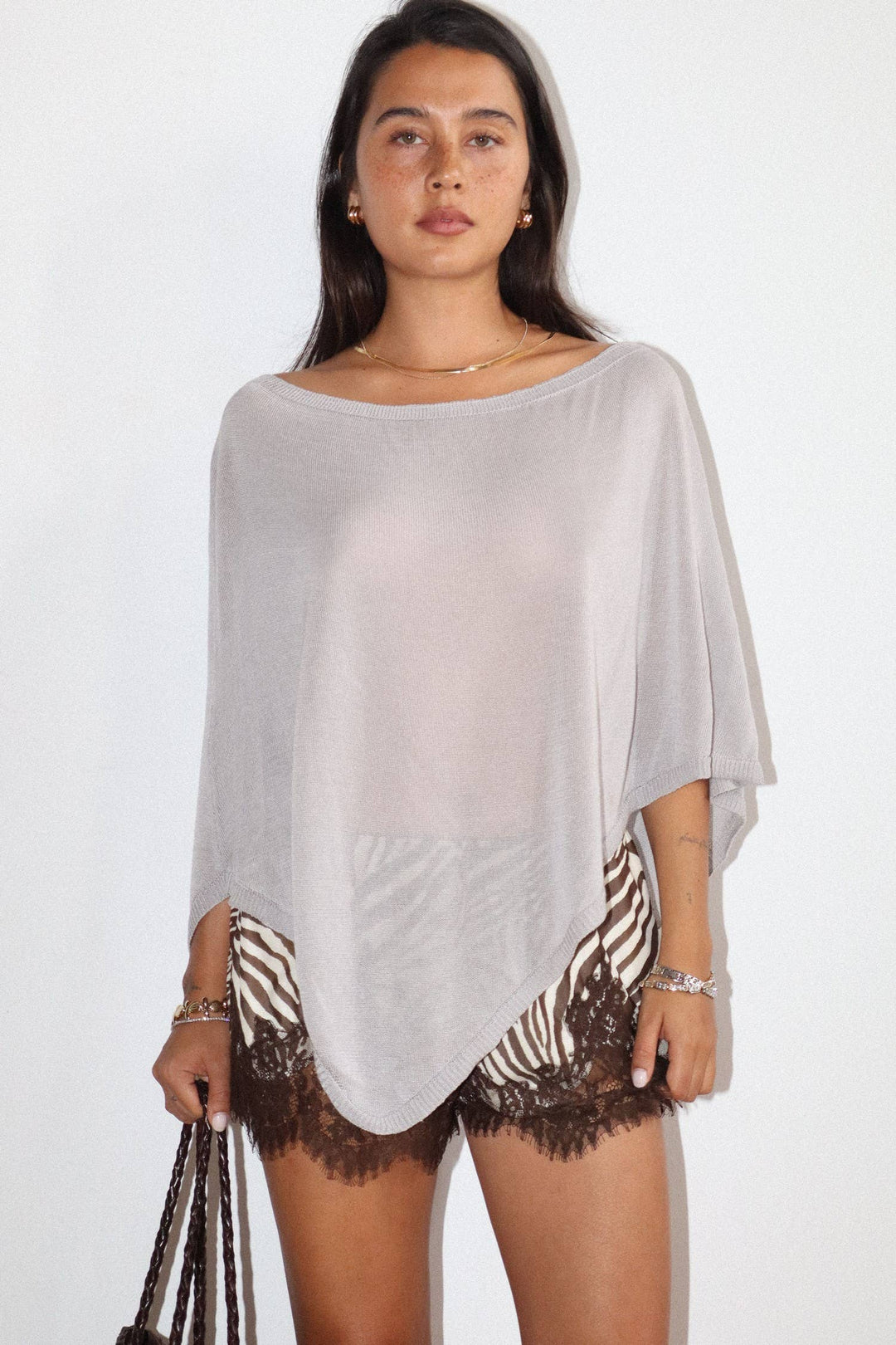 Zebra Print Lace Trim Shorts-Bailey Rose-Shop with Bloom West Boutique, Women&