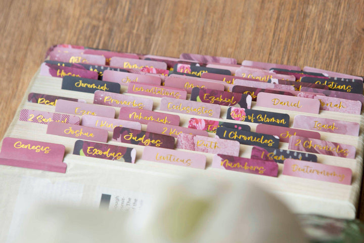 Floral Bible Tabs | Bible Book Tabs-Accessories-Chosen & Cherished-Shop with Bloom West Boutique, Women's Fashion Boutique, Located in Houma, Louisiana