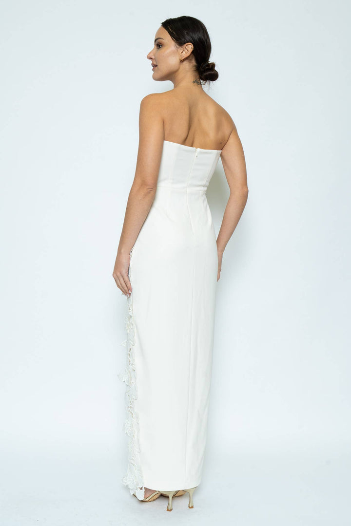 Maison Lueur Sculpted Column Gown PRE-ORDER-Maxi Dresses-Fore Collection-Shop with Bloom West Boutique, Women&