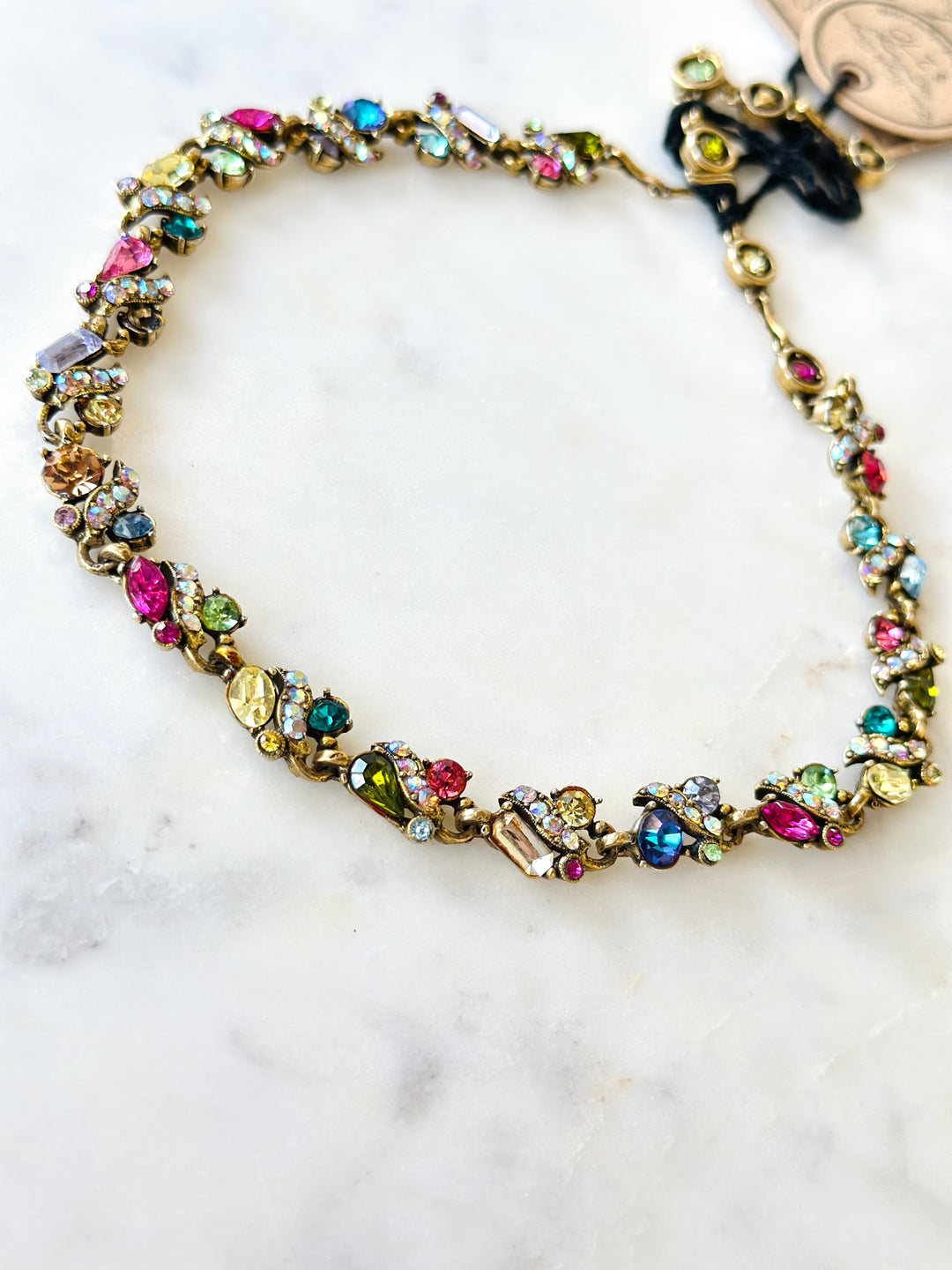 Erin Knight Vintage 1950’s Hollycraft Rhinestone Necklace-Jewelry-Erin Knight Designs-Shop with Bloom West Boutique, Women's Fashion Boutique, Located in Houma, Louisiana