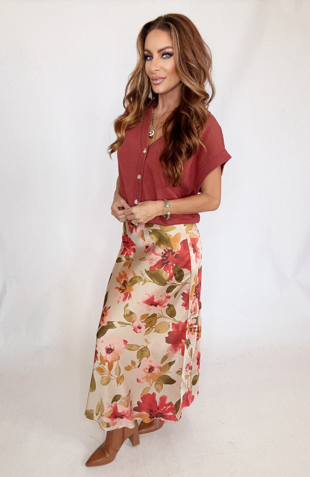 The Blooming Muse Maxi Skirt-Skirts-In February-Shop with Bloom West Boutique, Women's Fashion Boutique, Located in Houma, Louisiana