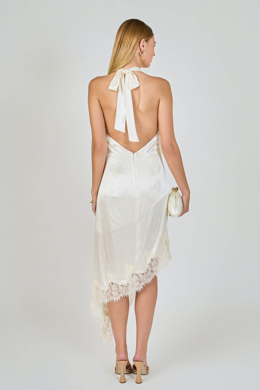 Champagne Reverie Asymmetrical Midi Dress PRE-ORDER-Midi Dresses-Endless Rose-Shop with Bloom West Boutique, Women&
