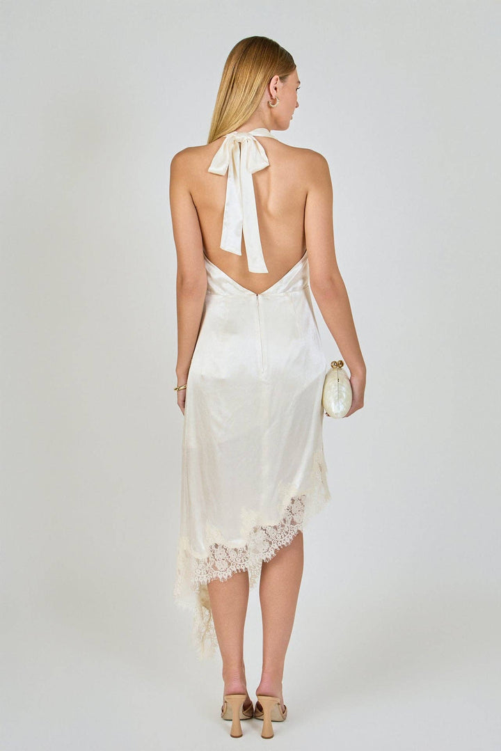 Champagne Reverie Asymmetrical Midi Dress PRE-ORDER-Midi Dresses-Endless Rose-Shop with Bloom West Boutique, Women&