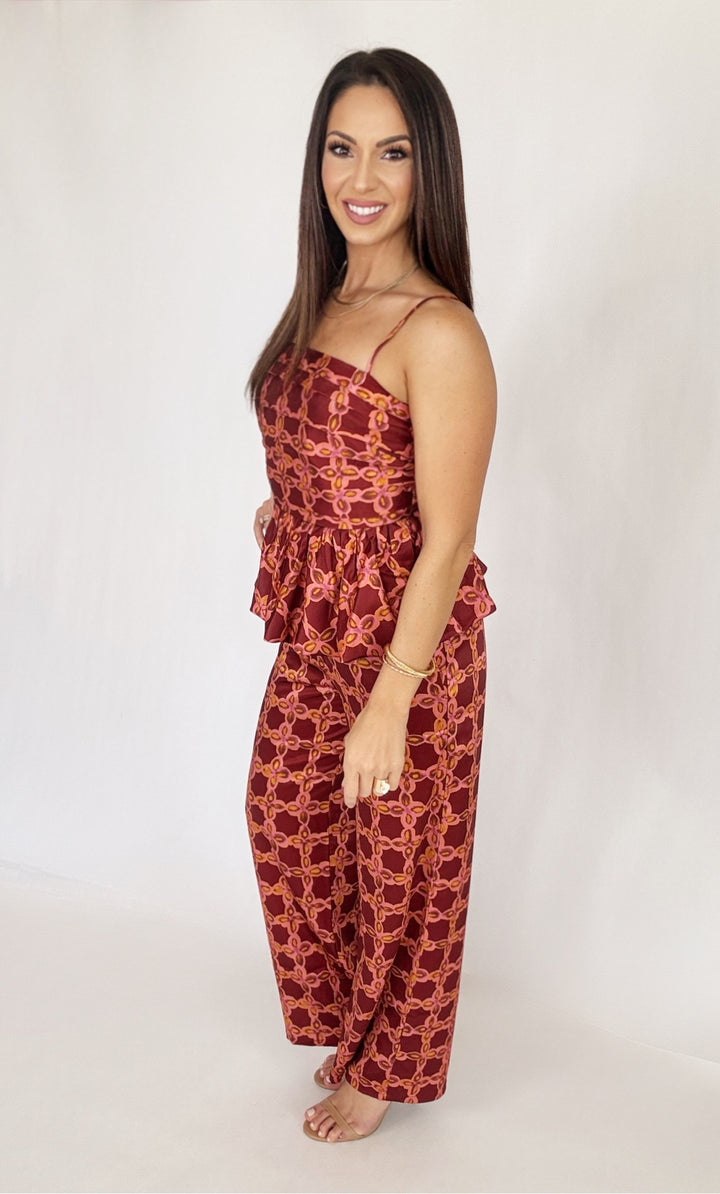 Rosaline Peplum Top-Tops-Strut and Bolt-Shop with Bloom West Boutique, Women's Fashion Boutique, Located in Houma, Louisiana