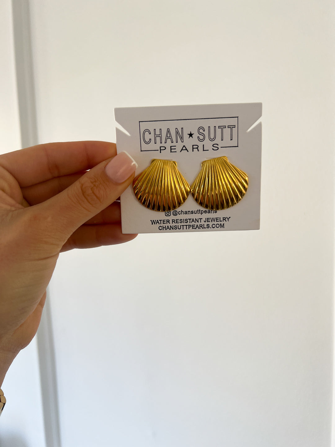 THE SHELL EARRINGS-Earring-Chansuttpearls-Shop with Bloom West Boutique, Women&