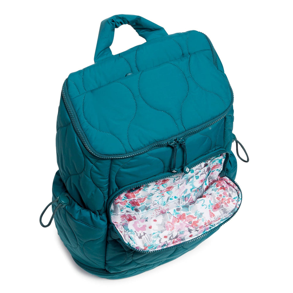 Vera Bradley Featherweight Commuter Backpack Peacock-Handbags-Vera Bradley-Shop with Bloom West Boutique, Women's Fashion Boutique, Located in Houma, Louisiana