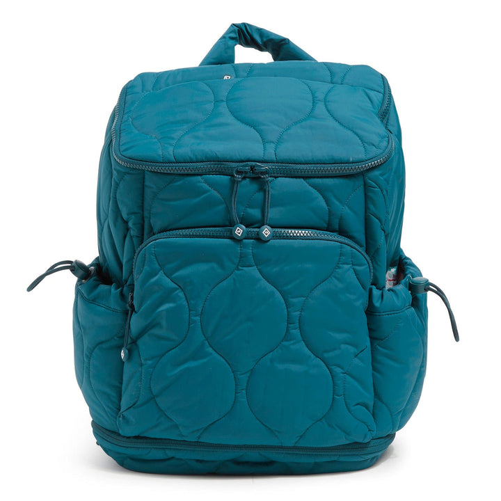 Vera Bradley Featherweight Commuter Backpack Peacock-Handbags-Vera Bradley-Shop with Bloom West Boutique, Women's Fashion Boutique, Located in Houma, Louisiana