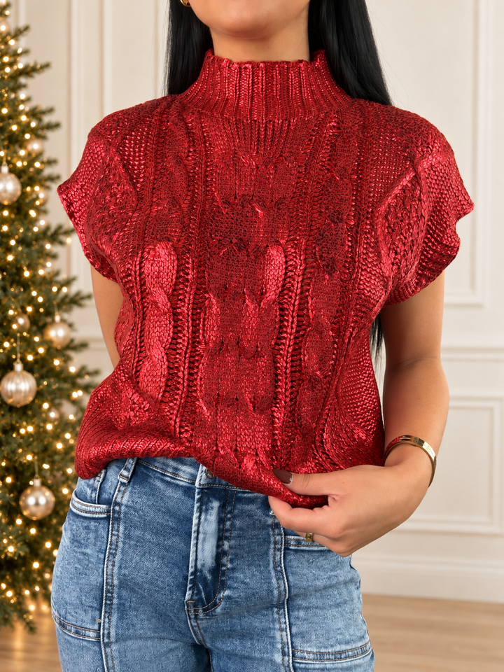 Red Haute Vest-sweater vest-entro-Shop with Bloom West Boutique, Women&