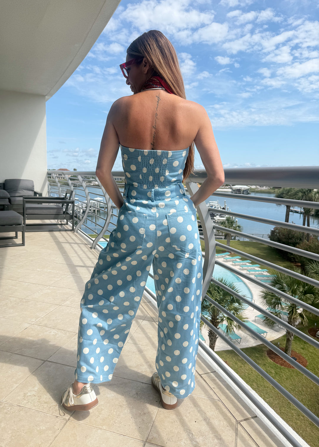The Marais Dot Jumpsuit-Jumpsuits-LovLov-Shop with Bloom West Boutique, Women&