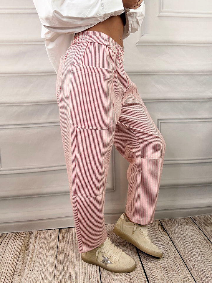 Peppermint Twist Barrel Pants