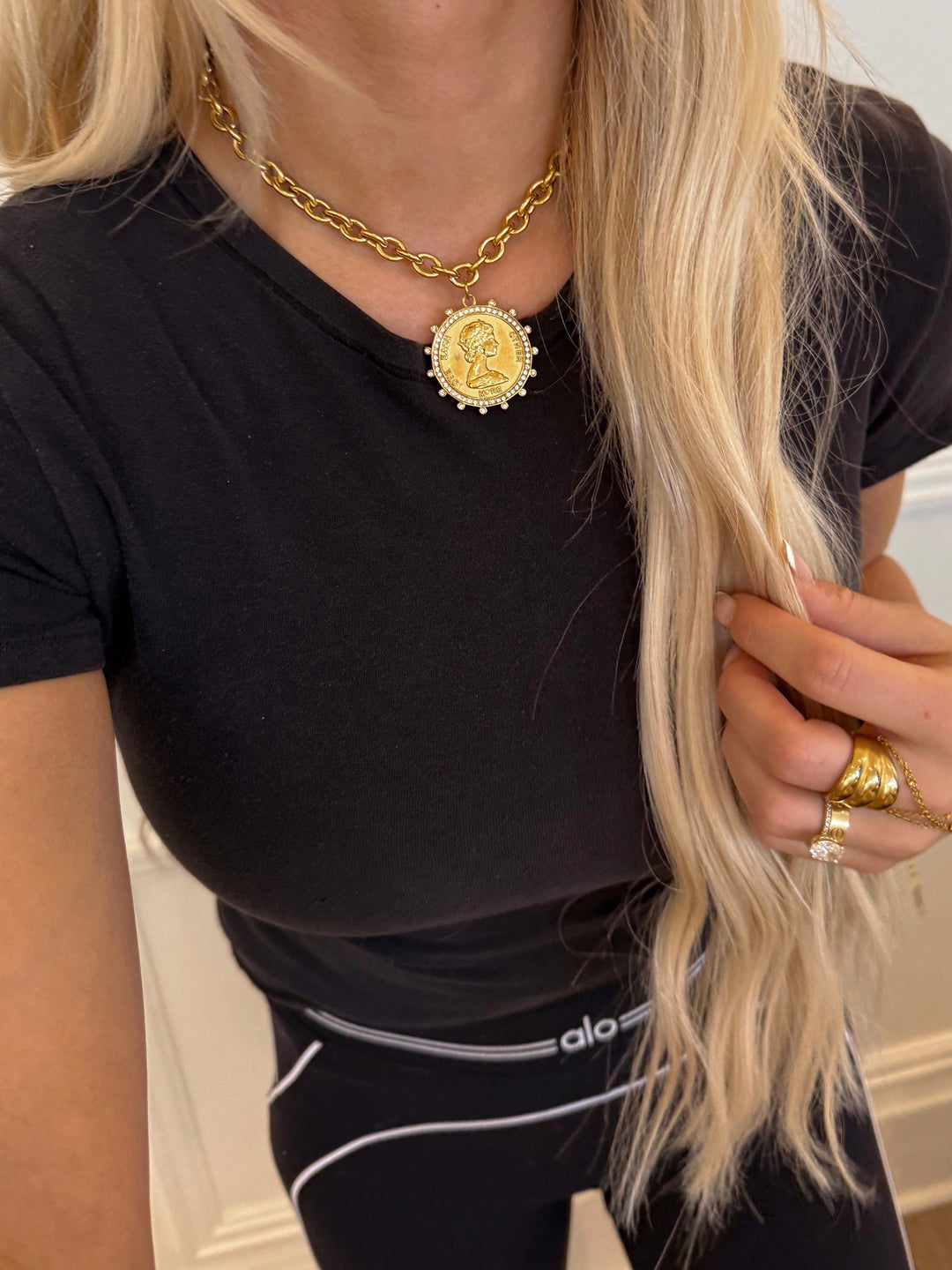 SMALL COIN NECKLACE-Chansuttpearls-Shop with Bloom West Boutique, Women&