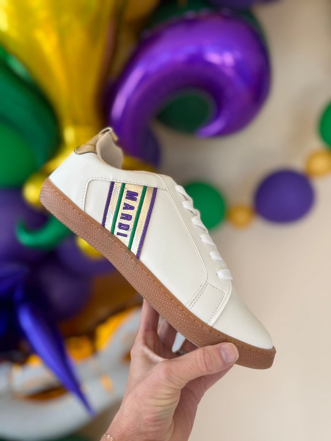 Billie Mardi Gras Sneakers-Sneakers-Makers Shoes-Shop with Bloom West Boutique, Women's Fashion Boutique, Located in Houma, Louisiana