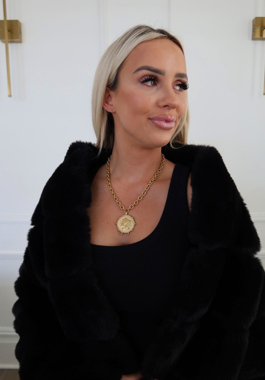 GOLD COIN NECKLACE-Chansuttpearls-Shop with Bloom West Boutique, Women&