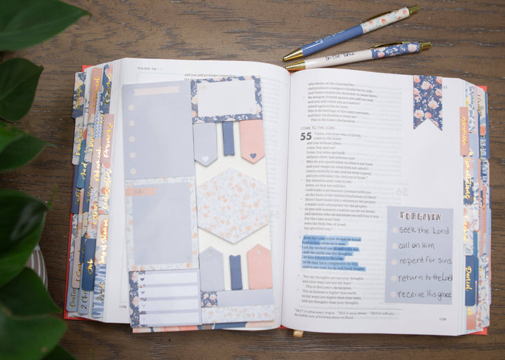 Selah Sticky Notes for Bible Study-Bible Accessories-Chosen & Cherished-Shop with Bloom West Boutique, Women's Fashion Boutique, Located in Houma, Louisiana