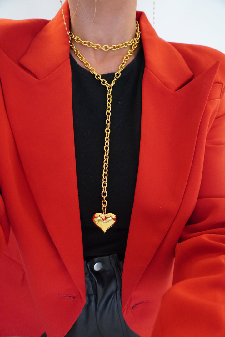 XL WRAP AROUND HEART NECKLACE-Chansuttpearls-Shop with Bloom West Boutique, Women&