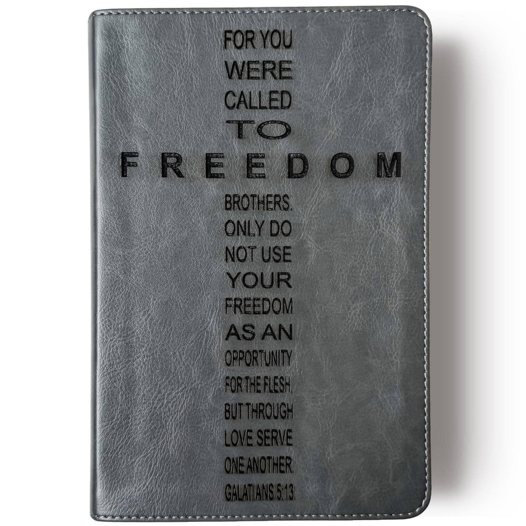 ESV Gray Student Study Bible - Called to Freedom - CUSTOM-Bibles & Devotionals-Joy Creative Bibles-Shop with Bloom West Boutique, Women's Fashion Boutique, Located in Houma, Louisiana
