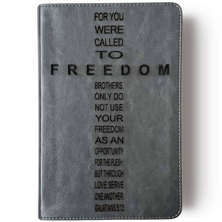 ESV Gray Student Study Bible - Called to Freedom - CUSTOM-Bibles & Devotionals-Joy Creative Bibles-Shop with Bloom West Boutique, Women's Fashion Boutique, Located in Houma, Louisiana