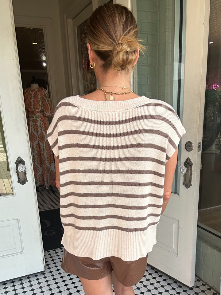 Alyssa Sleeveless Knit Top-Sweaters-Entro-Shop with Bloom West Boutique, Women's Fashion Boutique, Located in Houma, Louisiana