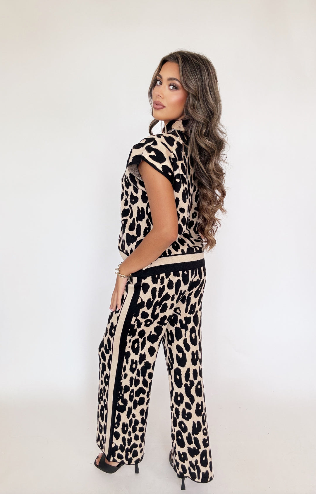 Spotted Luxe Pants-Tops-Entro-Shop with Bloom West Boutique, Women's Fashion Boutique, Located in Houma, Louisiana