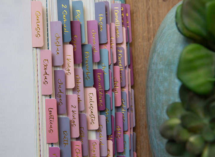 Ombre Bible Index Tabs | Colorful Bible Tabs-Accessories-Chosen & Cherished-Shop with Bloom West Boutique, Women's Fashion Boutique, Located in Houma, Louisiana