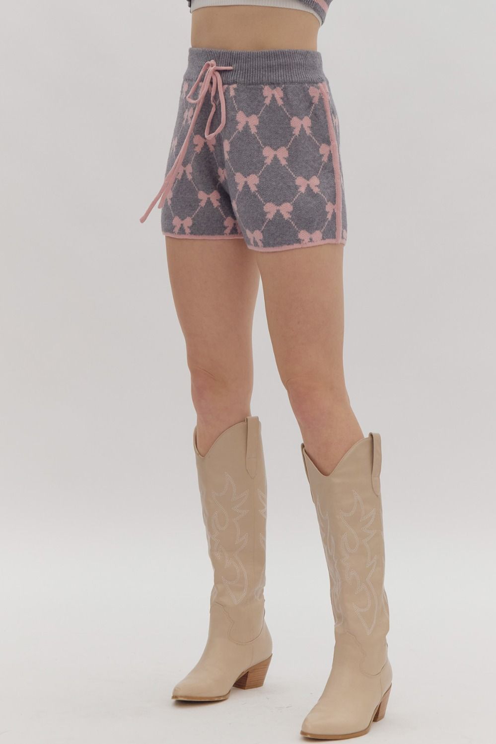 LuLue Sweater Short-Shorts-Entro-Shop with Bloom West Boutique, Women's Fashion Boutique, Located in Houma, Louisiana