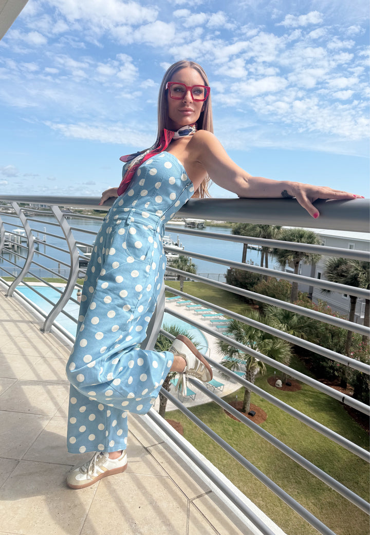 The Marais Dot Jumpsuit-Jumpsuits-LovLov-Shop with Bloom West Boutique, Women&