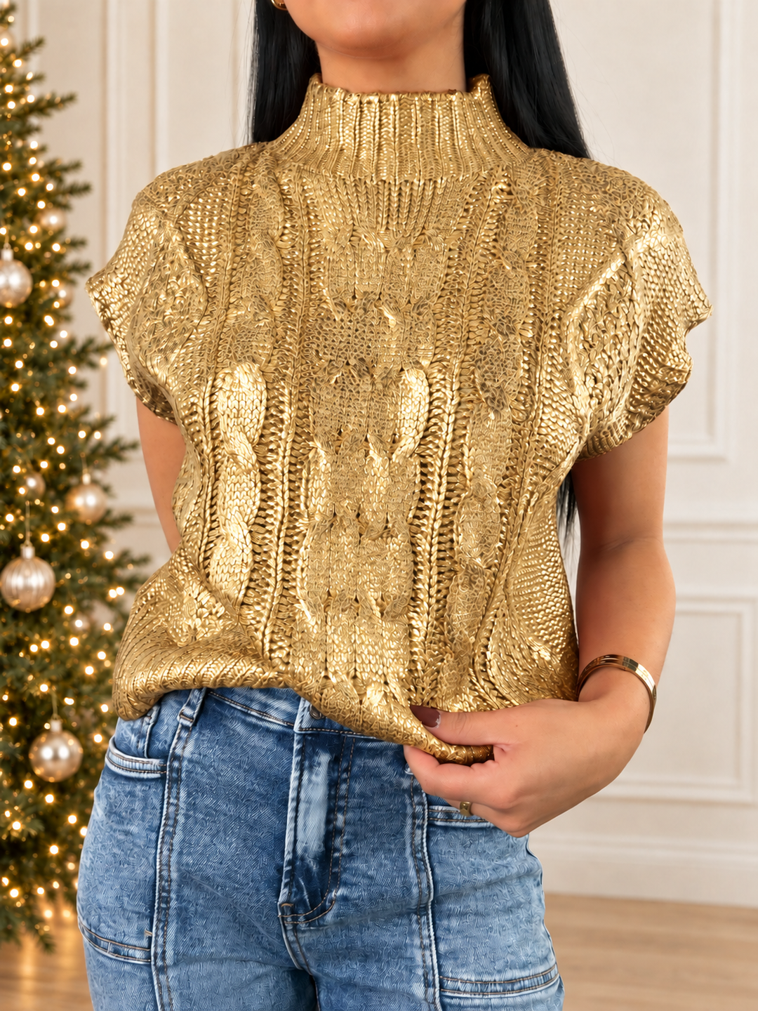 The Luxe Layer-sweater vest-Entro-Shop with Bloom West Boutique, Women&